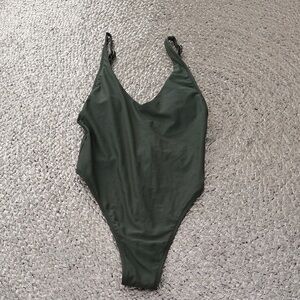 RELLECIGA Dark Green One Piece Swimsuit